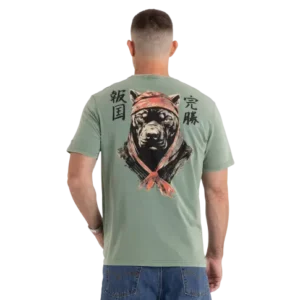Pit Bull T-Shirt Koszulka Bravery Denim Washed Green