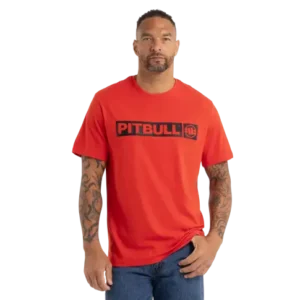 Pit Bull T-Shirt Koszulka Hilltop Flame Red