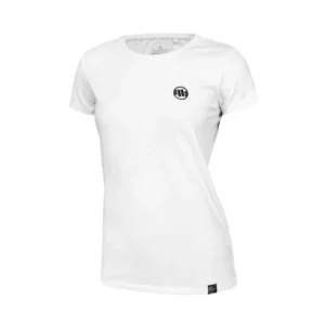 Pit Bull Damska Koszulka T-shirt Slim Fit Small Logo White