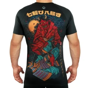 Ground Game Rashguard "Ashi Garami" Krótki Rękaw Czarny