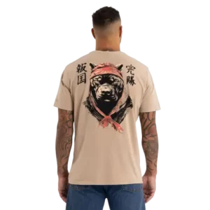 Pit Bull T-Shirt Koszulka Bravery Denim Washed Sand