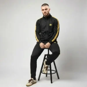 Dres Sportowy WarHouse Small Logo Komplet Black/Gold