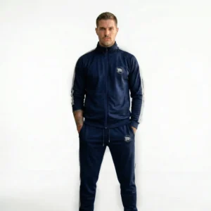 Dres Sportowy WarHouse Small Logo Komplet Navy Blue/White