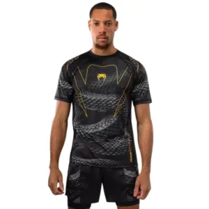Venum Dry Tech T-Shirt Koszulka Techniczna Matupa Black/Grey/Gold