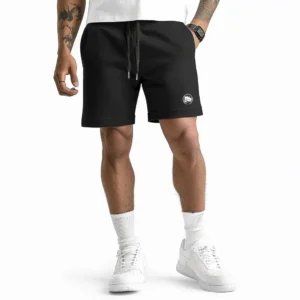 WarHouse Spodenki Bawełniane Szorty Męskie Small Logo Black