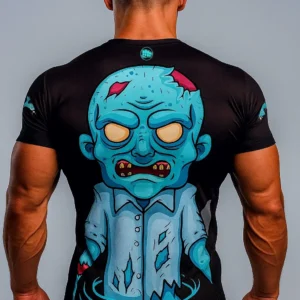 WarHouse Rashguard Krótki Rękaw Zombie Black